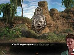 tattoo girl working the bar in treasure of nadia e1 3