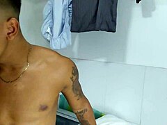 Sucking stepsister's shaved pussy passionately