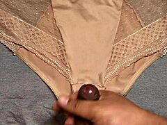 Masturbating with friends in worn underwear