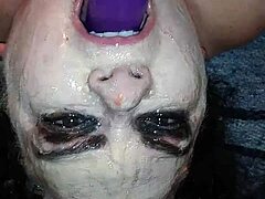 i throat ms tl with messy dildo