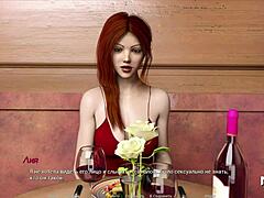 Crvenokosa cura sa neobrijanom pičkom jebana jako u WC-u tokom glumačkih lekcija anime igre