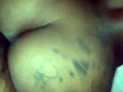 Feeling the intense pleasure as he kills this tight pussy