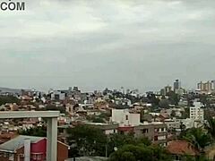 Dancing On The Balcony At Home