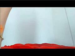 Cam4 girl in panties squirts during solo masturbation