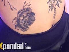 Poppy, hot brunette babe, gets naughty solo.