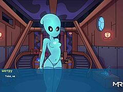 En Camppinewood, una chica alienígena se zambulle en sexo salvaje en episodio 1 26