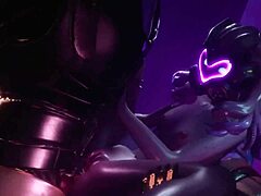 おい、チェックしてみろよ、このハードコア中出しセックスゲーム、セクシーなアニメ変態ハントレスと3Dポルノアクション