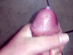 a solo session of intense masturbation