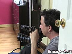 Emo Whore Sucks Cock