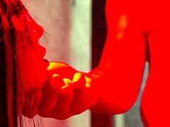 Jag kan inte tro att häxan kallade på en demon för intensiv fittaätning