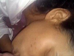 Is this morena slut sucking everything in doggystyle?