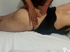 Cumshot during massage was a surprise