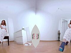 Is Kitana's redhead pussy craving that taboo dildo on her knees?