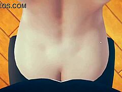 Hentai girl engages in sexual activity