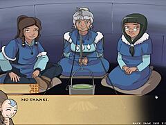 What happens in four elements trainer book 4 love part 71?