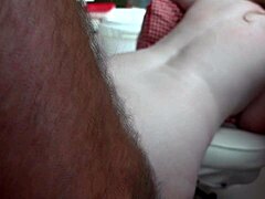 curvy redhead locks lips on cock with passionate blowjob