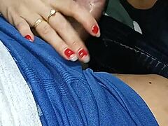 sleepy milf comes for milk before bed