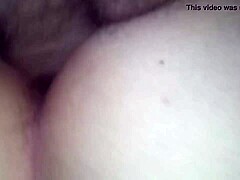 A british european couple enjoys a quiet evening together in their home.