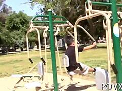 chrissy saunders' rough pov fuck in missionary and bent over