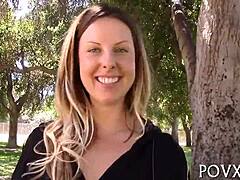 chrissy saunders' rough pov fuck in missionary and bent over