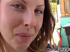 chrissy saunders' rough pov fuck in missionary and bent over