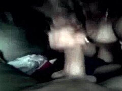 I'm suckin' this huge big black cock, it's so monster and interracial, feelin' the suckin' deep