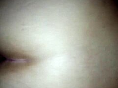 Black guy fucks her ass in interracial anal?