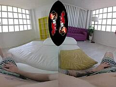 Feel Mini Vamps' big tits as she's fucked hard?