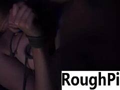 public pickup turns into wild sex outdoors