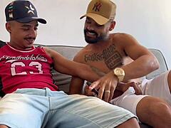 My Friend's Boy Catches Us And Wants To Suck Too!