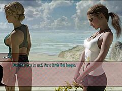 3D game world lesbian romance