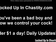 Want to be my slave? Get locked up