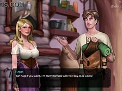 wal 25 - hentai blonde swallows cum into mouth