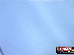 Milf cuckolds husband for oral pleasure!