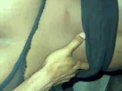 At 2 am, the ebony slut gets fucked outdoors with a monster cock in her big ass.