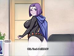 European cartoon porn with Raven