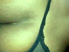 At 2 am, the ebony slut gets fucked outdoors with a monster cock in her big ass.