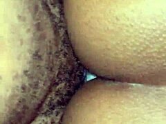 At 2 am, the ebony slut gets fucked outdoors with a monster cock in her big ass.