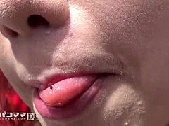 日本人熟女 石井玲子が赤い衣装で熱い出会い パート2