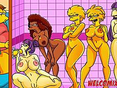 Spionerar på tjejer i damernas omklädningsrum dusch