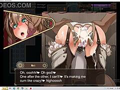 Hentai game features cartoon priest