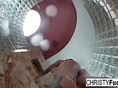 hot shower bts fun with christy dahlia and ivan?