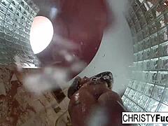 hot shower bts fun with christy dahlia and ivan?