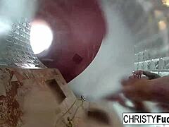 hot shower bts fun with christy dahlia and ivan?