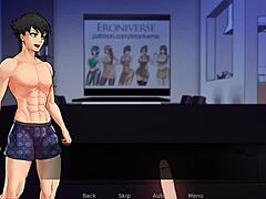 In confined with goddesses, the sexy chica gives a blowjob while her best friend jerks me off