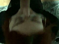 My obedient bitch loves sucking my dick deepthroat style