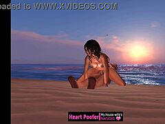 did she ride off into the sunset? cartoon style