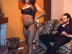 Ebony Novinha Reads Bible Then Gets Fucked Hard By 23Cm White Cock Deep Throat