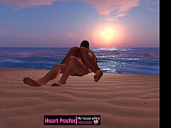 did she ride off into the sunset? cartoon style