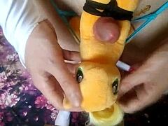 Shibari bondage with MLP plushies